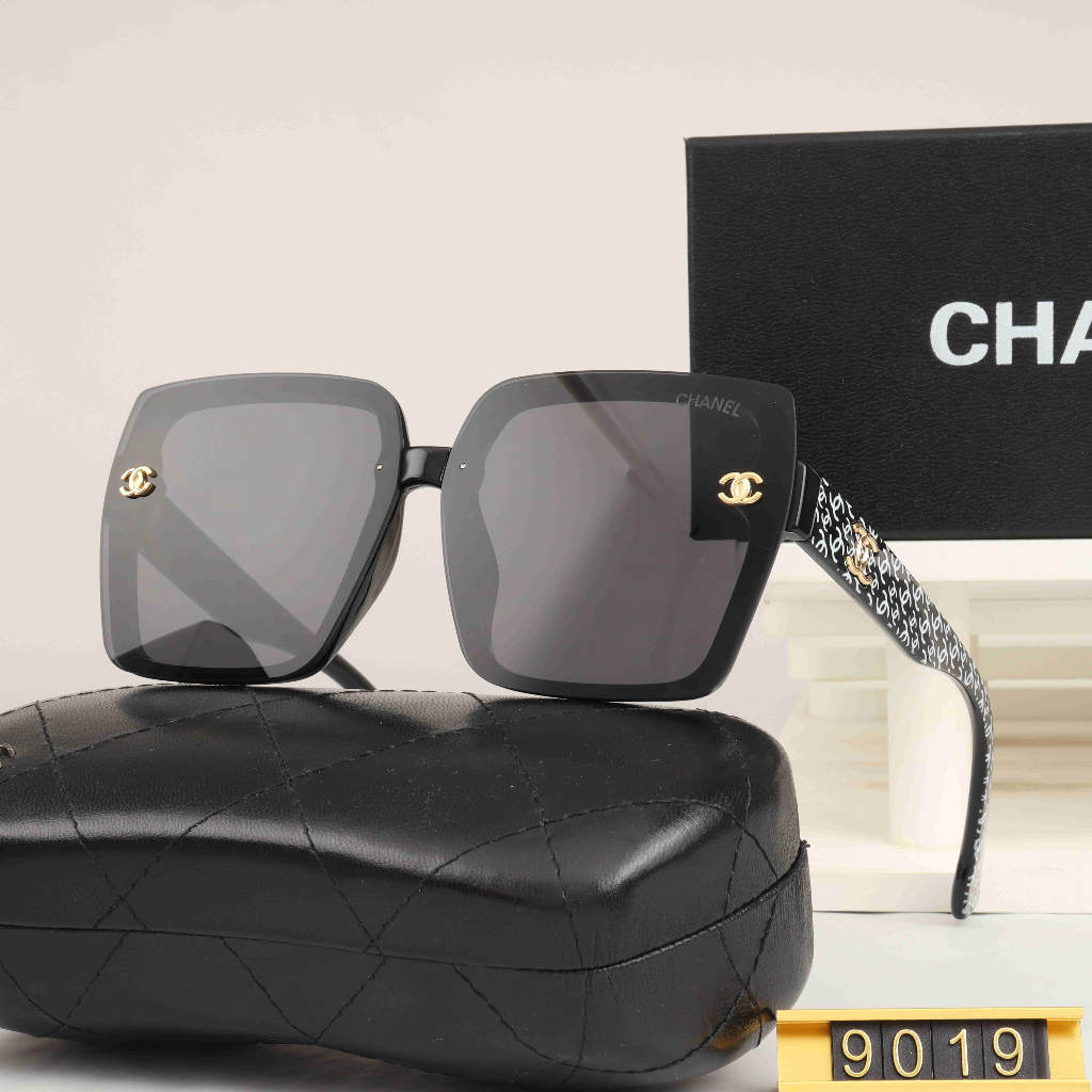 Chanel CHANEL แว่นตากันแดด แฟชั่น ไม่ซ้ําใคร อินเทรนด์ สไตล์คู่รัก สําหรับผู้ชาย ผู้หญิง