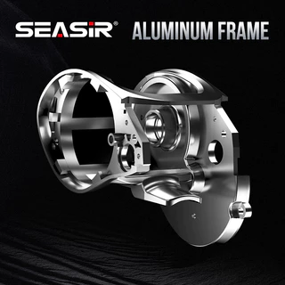 Seasir Megacuda รอกตกปลา กรอบอลูมิเนียม คาร์บอน 15 กก. 9+1BB 6.5:1