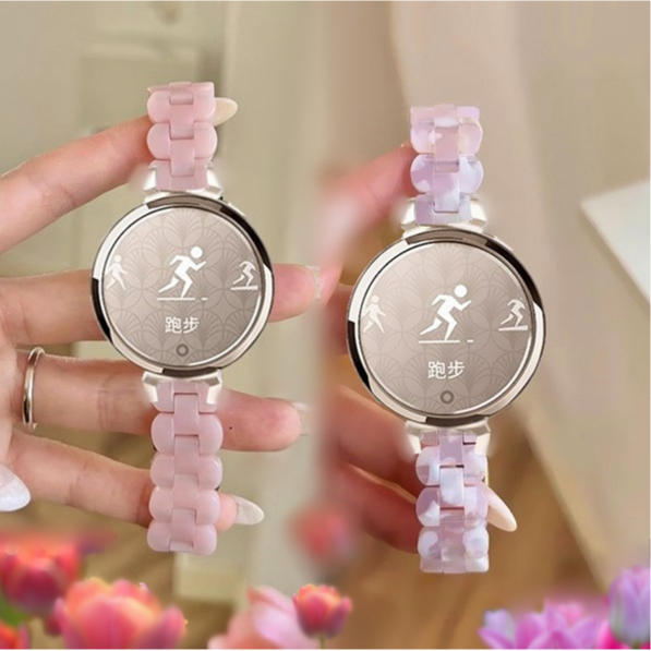 Resin Watch Strap For สาย garmin lily 2 สาย Garmin Lily 2 Active สายนาฬิกาข้อมือ สายนาฬิกา garmin lily 2 สาย หรูหรา สําหรับ Elegant Slim Watch Strap For Garmin Lily 2 Band Bracelet For Garmin Lily2 Strap Smart Watch 14mm สายนาฬิกา Garmin Lily 2 Active สาย