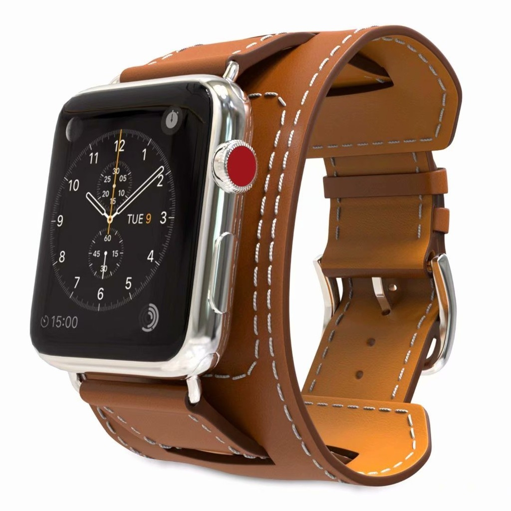 Hermes สายนาฬิกาข้อมือหนัง สําหรับ Apple Watch iwatch 3 4 5 6 7 8 9 Ultra 2 SE 38 มม. 42 มม. 40 มม. 44 มม. 41 มม. 45 มม. 49 มม.