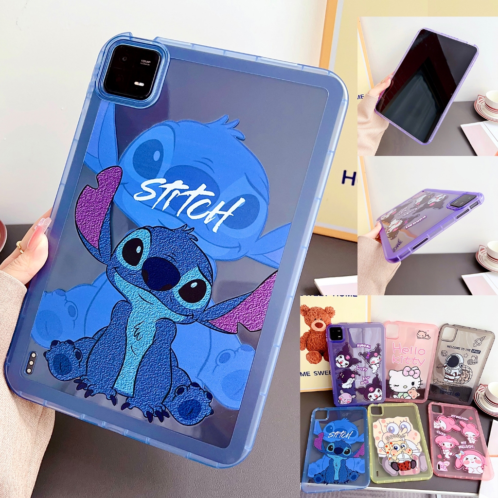เคสแท็บเล็ต TPU แบบนิ่ม ลายการ์ตูนน่ารัก สีใส สําหรับ Xiaomi Pad 6 Pro Pad6 (2023) 11.0 นิ้ว Mi Pad5 Pad 5 Pro Redmi Pad SE 2023 11.0 นิ้ว