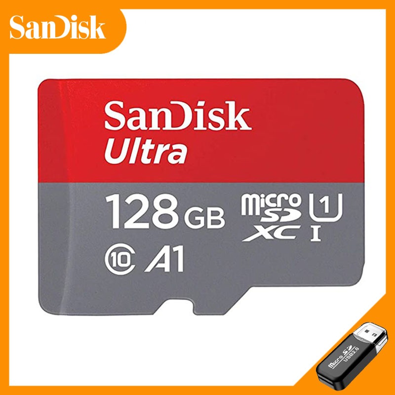 Sandi การ์ดหน่วยความจํา Micro SD Class 10 TF Card 32GB 64GB 128GB 256GB 512GB s สําหรับโทรศัพท์มือถือ แท็บเล็ต พีซี แฟลชการ์ด 1TB