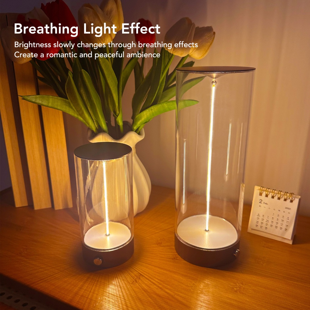 MR.ILLUMI ข้างเตียง Night Light Touch Dimmable USB ชาร์จ Minimalist LED โคมไฟตั้งโต๊ะสำหรับห้องนอน Nightstand