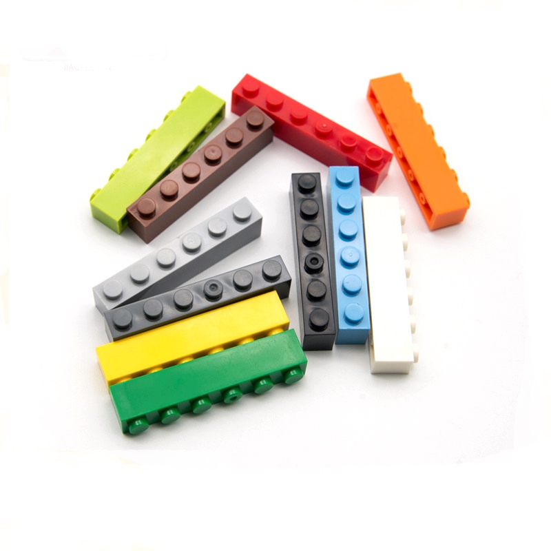 10ชิ้น1x6 ทําเอง อาคารบล็อกหนาตัวเลขอิฐการศึกษาสร้างสรรค์ขนาดเข้ากันได้กับ3009ของเล่นพลาสติกสําหรับเด็ก