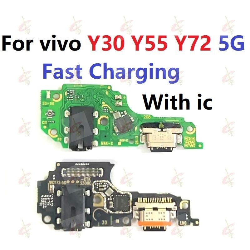 แพรตูดชาร์จ (Charging board) สําหรับ VIVO Y30 Y72 Y55 Y52 5G