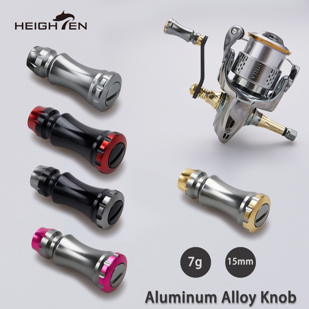 HEIGHTEN 98 มม./110 มม.คู่ 24.5 มม.ลูกบิดสําหรับ Shimano Stella Stradic Twinpower Daiwa Caldia Luvias Spinning Reel