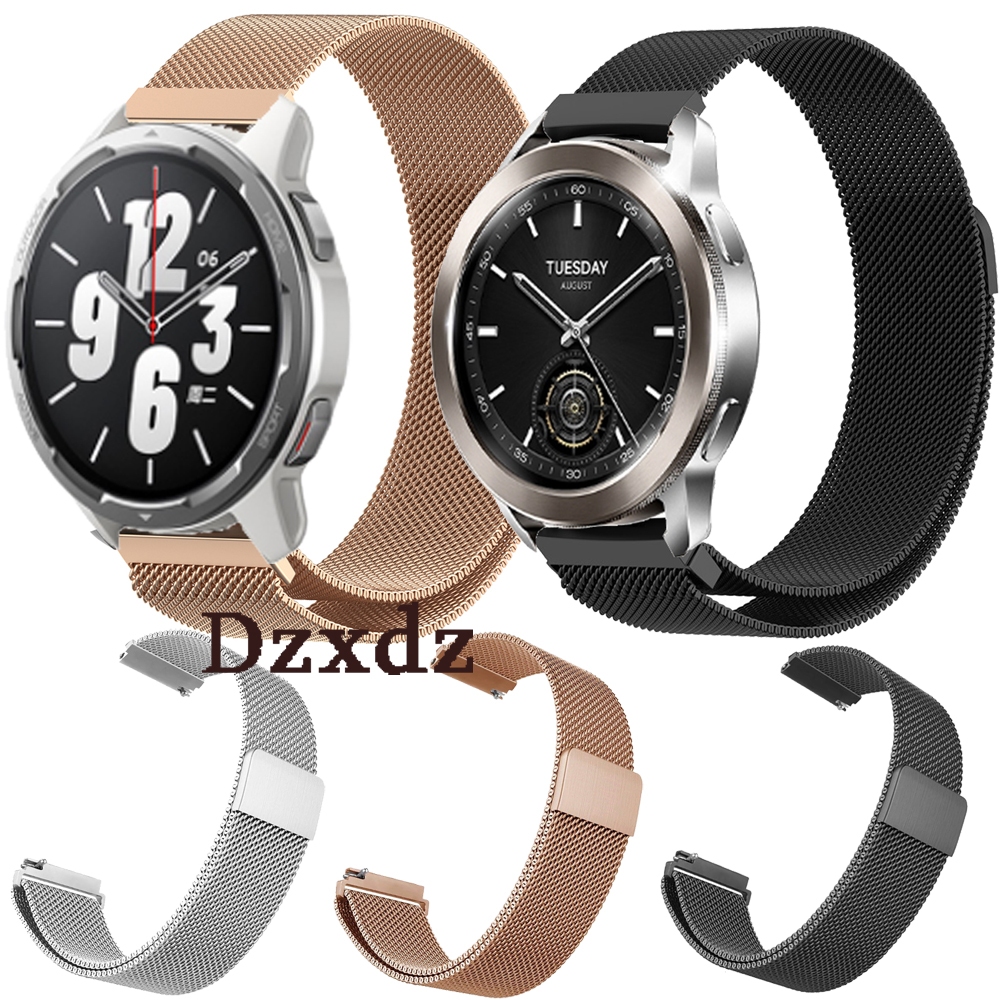 Xiaomi watch S3 สายสแตนเลส สําหรับ Xiaomi watch S2 S1 Pro active smartwatch สายสมาร์ทวอทช์ อุปกรณ์เสริม