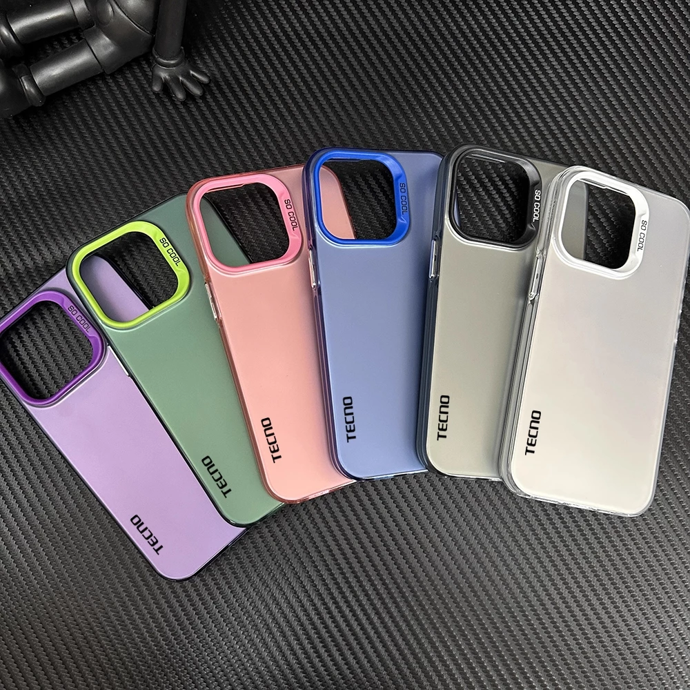 คุณภาพสูงใหม่เปลี่ยนสีรังสีกรณี Tecno Spark 40 40C 30 30C 10 10C 20C 20 Pro Plus + Go 2024 2023 2025 1 2 POP 7 8 9 4G ปลอกกันกระแทกฝาครอบโทรศัพท์