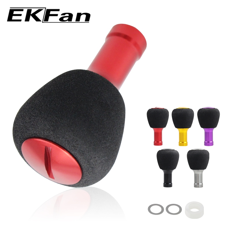 Ekfan EVA ultralight 7g Spinning Baitcasting ตกปลา Reel ลูกบิดสําหรับ shimano daiwa abu 7*4*2.5 มม.แบริ่ง Lure Reel Handle DIY อะไหล่ 2 PC แบริ่งอุปกรณ์ตกปลาอุปกรณ์เสริม