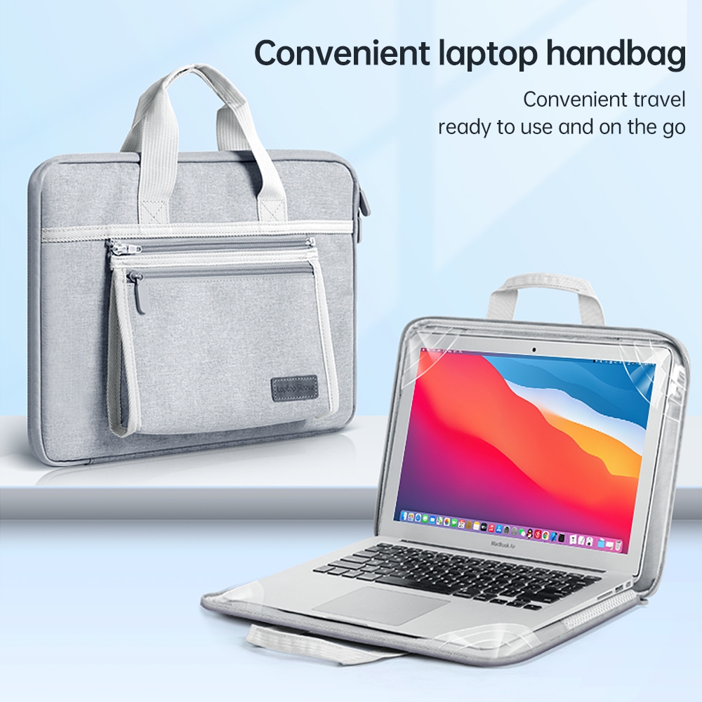 กระเป๋าถือใส่แล็ปท็อป กันน้ํา แบบพกพา สําหรับ MacBook M1 M2 M3 11 12 13 14 15 16 นิ้ว