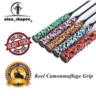 Keel Hand กาว Camoumaflage ดอกไม้ Anti-slip Pickleball แบดมิ…