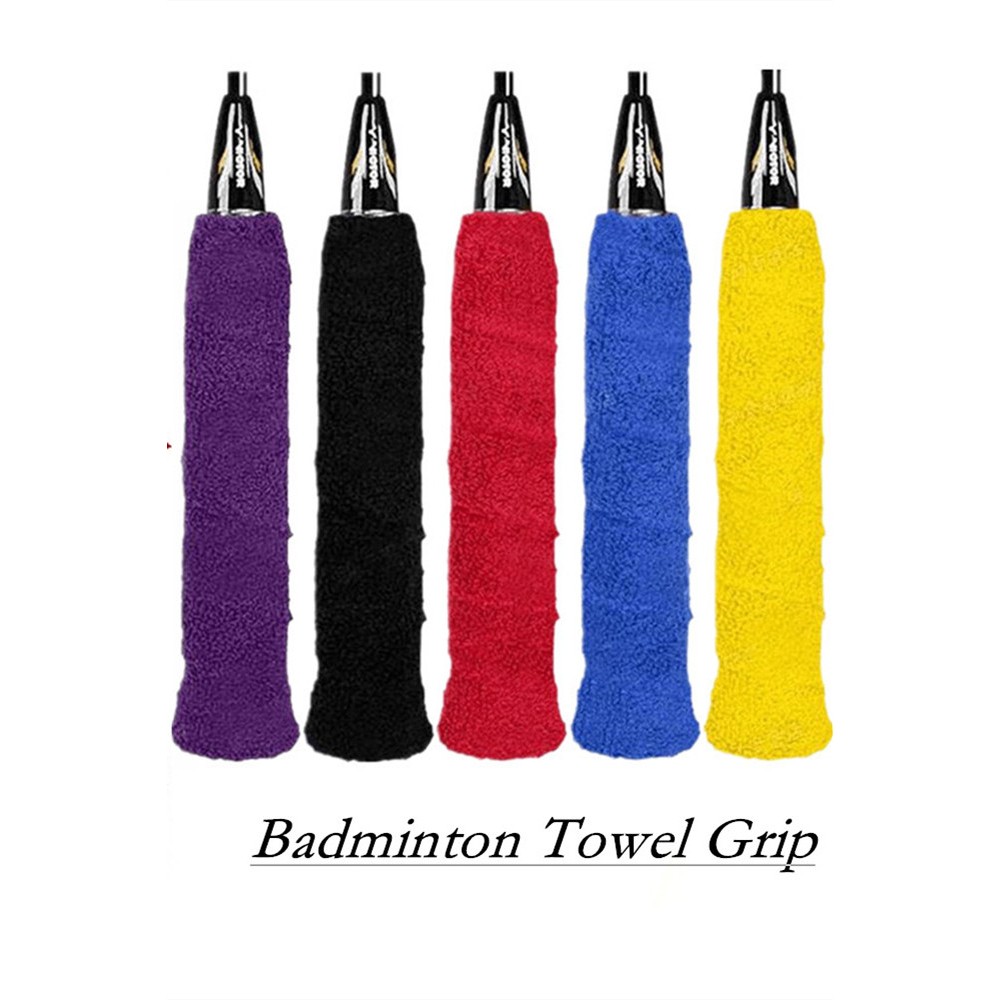 ผ้าขนหนูกันลื่น Grip Pickleball ไม้แบดมินตัน Sweatband Overgrip สําหรับเบ็ดตกปลากระโดดเชือก Slingshot Sweat Band