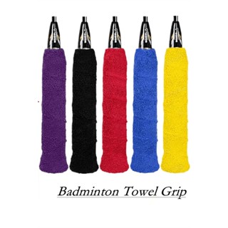 ผ้าขนหนูกันลื่น Grip Pickleball ไม้แบดมินตัน Sweatband Overg…