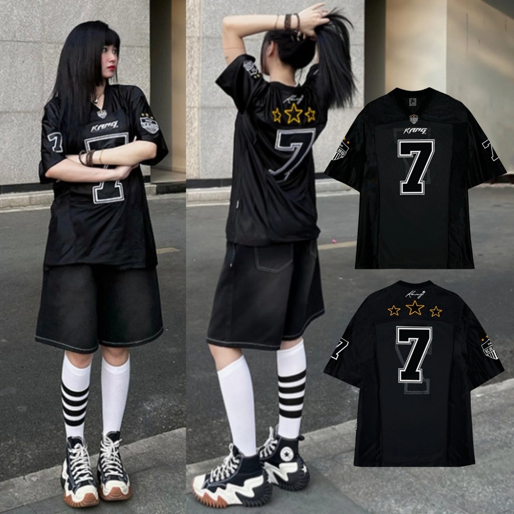 เสื้อยืด No. 7 Jersey KANG Local Brand Streetwear Form Oversize, KANG Team 7 Jersey เสื้อยืดใหม่ 2025