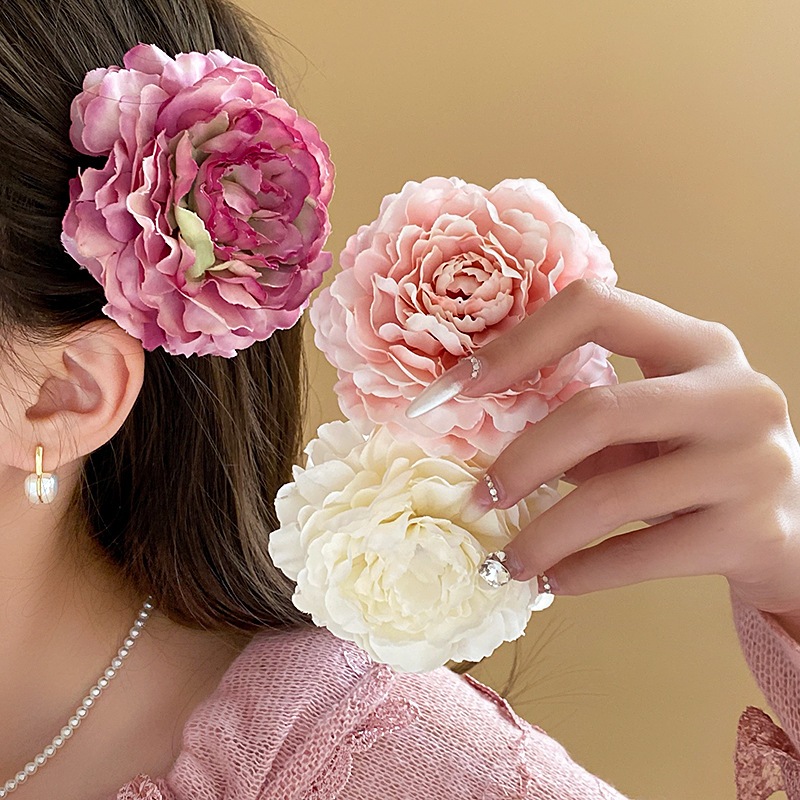 กิ๊บติดผม รูปดอกไม้ ปลาฉลาม เครื่องประดับ แฟชั่นใหม่ ระดับไฮเอนด์ แบบหวานแหวว