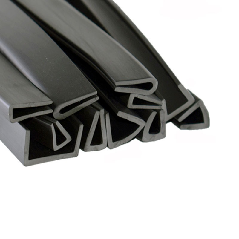 1ม ยู รูปร่างยางยามซีลแถบประตูรถขอบประตูแถบป้องกันสีดํา ยู ประเภทขอบโล่แก้วโลหะป้องกันการชนกันป้องกัน