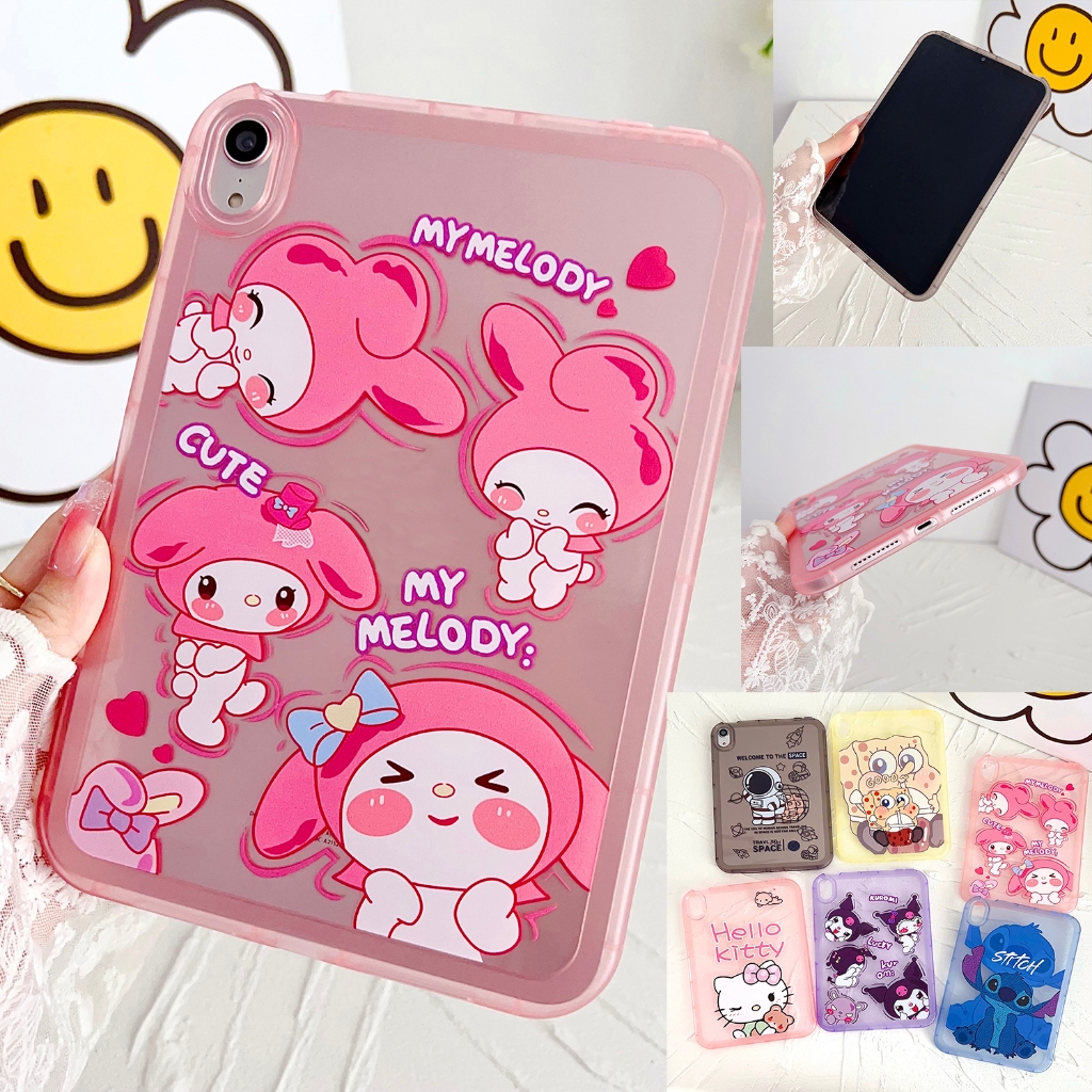 เคสแท็บเล็ต แบบใส ลายการ์ตูน สําหรับ Samsung Galaxy Tab S9 FE Plus S9+ FE+ 2023 SM-X610 SM-X616B SM-