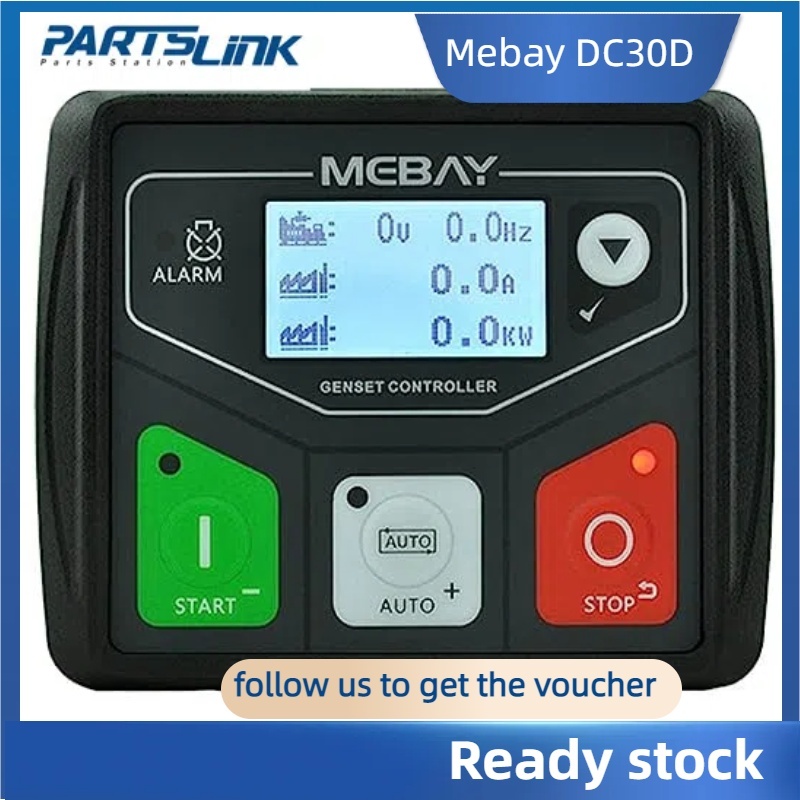 Mebay โมดูลควบคุมเครื่องกําเนิดไฟฟ้า DC30D ดีเซล ขนาดเล็ก แผงควบคุม USB ตั้งโปรแกรมได้ เชื่อมต่อ PC