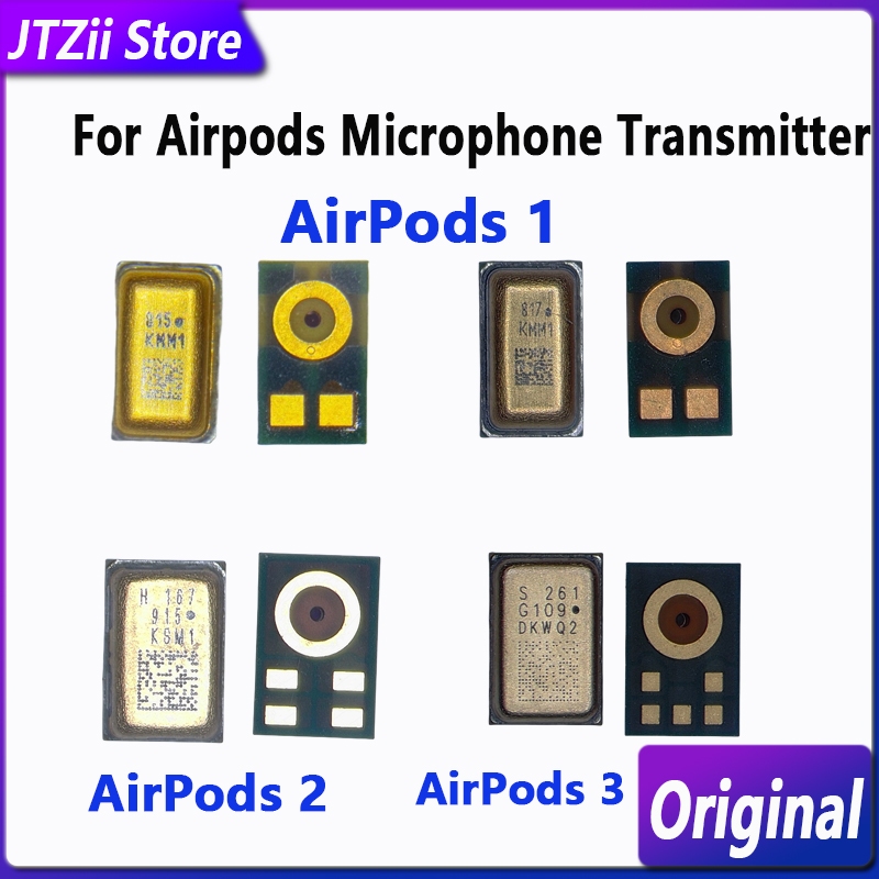 ของแท้ อะไหล่ไมโครโฟนหูฟังบลูทูธ ซิลิโคน สําหรับ AirPods Pro 1 2 3