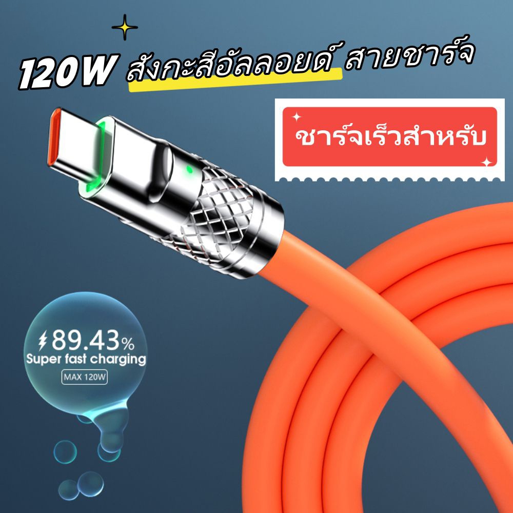 สายชาร์จเร็ว Type C micro USB 240W 6A สําหรับ Android