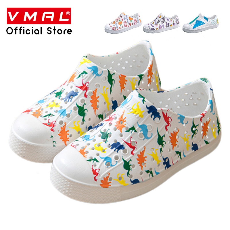 VMAL รองเท้าแตะลําลอง กันน้ํา สีแคนดี้ เหมาะกับเดินชายหาด แฟชั่นฤดูร้อน สําหรับเด็ก