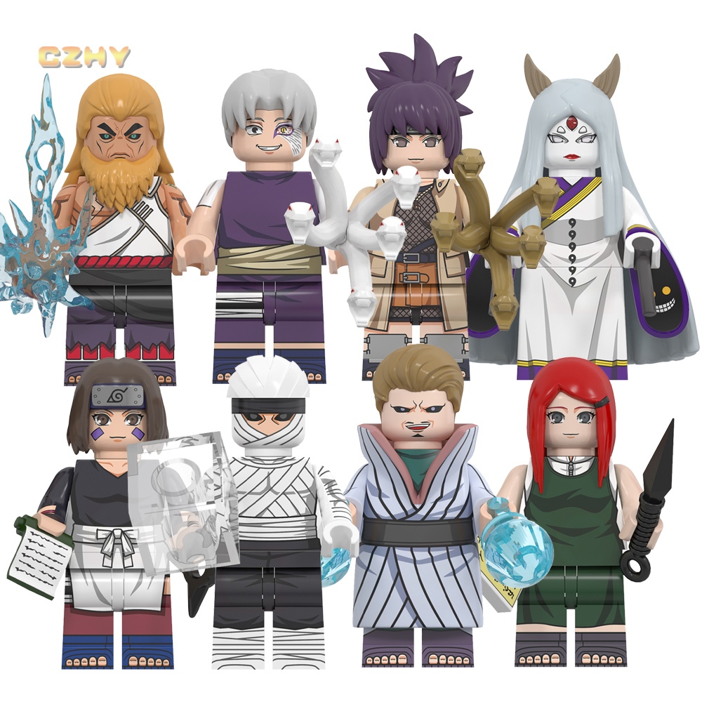 ใหม่อะนิเมะ Hozuki Gengetsu Yakushi Kabuto Raikage Rin มินิของเล่นบล็อกอาคารของเล่นเด็ก WM6154