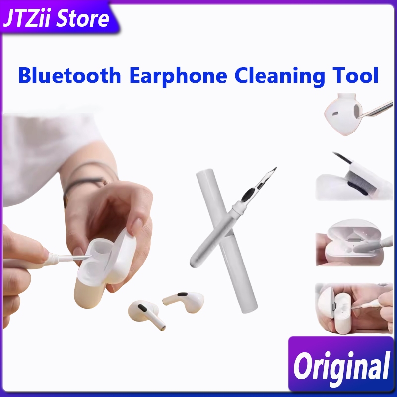 ของแท้ แปรงทําความสะอาดหูฟัง บลูทูธ กําจัดฝุ่น อุปกรณ์เสริม สําหรับ AirPods