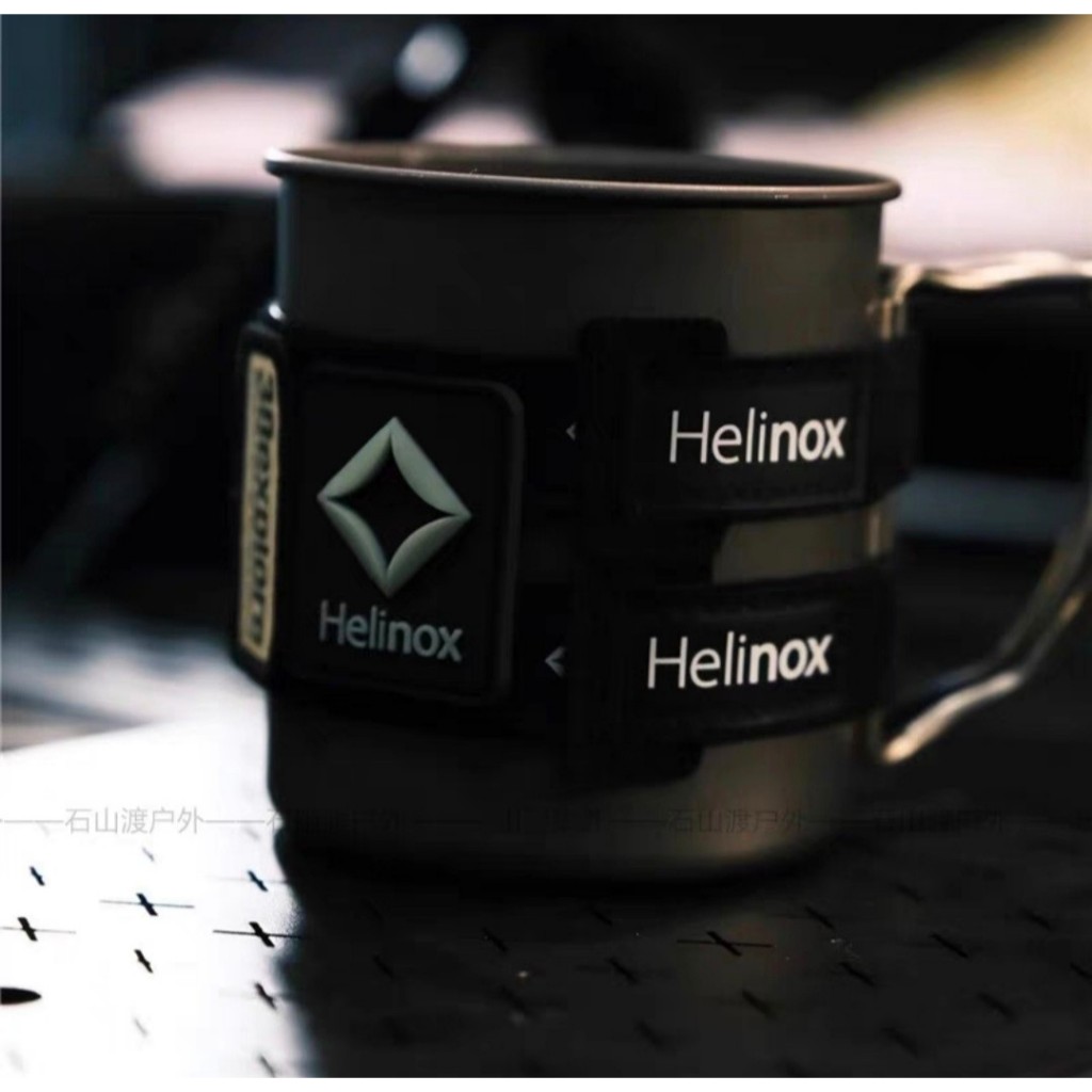 Helinox Outdoor Camping Luminous Velcro Fluorescent Sticker โต๊ะตั้งแคมป์และเก้าอี้สติกเกอร์เรืองแสงป้ายชื่อปลอกถังแก๊ส