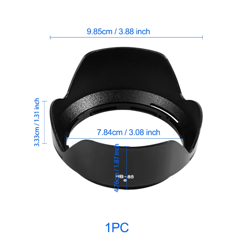 HB-85 เลนส์ฮูด Bayonet เลนส์กล้องสําหรับ Nikon Nikkor Z-24-70mm f 4-S HB-85