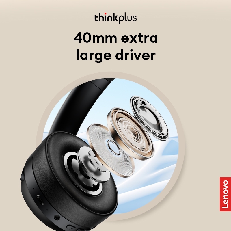 Lenovo TH46 หูฟังเกมมิ่งไร้สาย Bluetooth 5.4 ลดเสียงรบกวน คุณภาพเสียงระดับ HD
