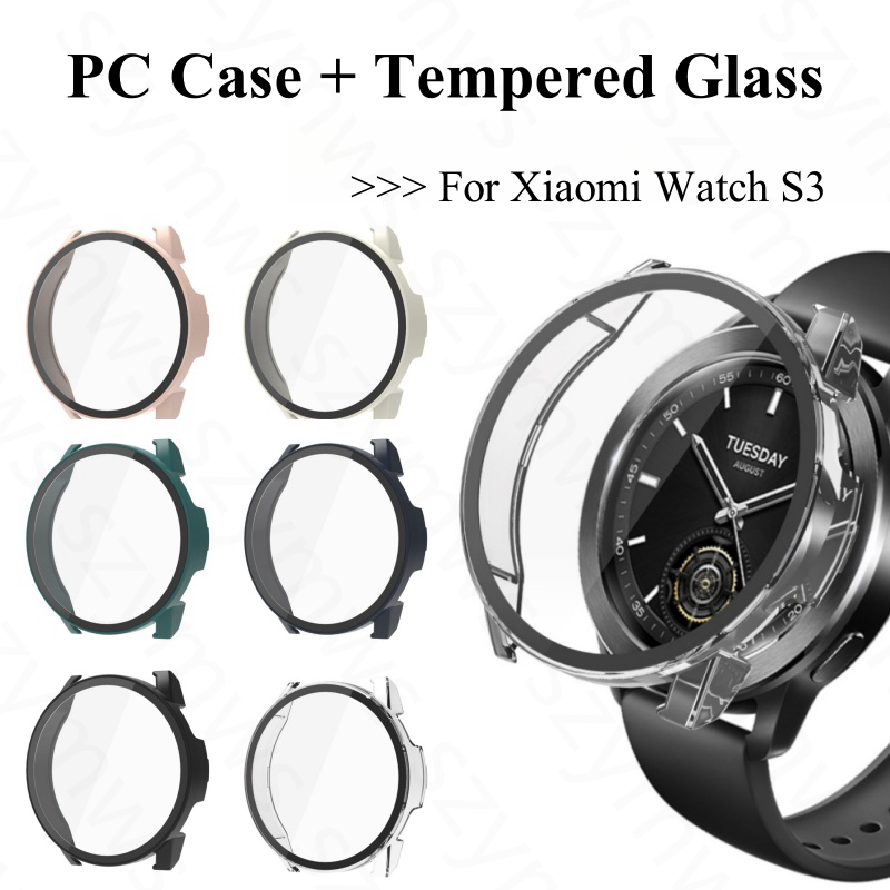 Xiaomi Watch S3 เคสป้องกันเต็มรูปแบบ พร้อมฟิล์มกระจก สมาร์ทวอทช์ เคสป้องกันหน้าจอ สําหรับ Xiaomi Watch S3