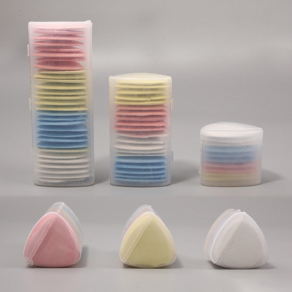 10/20/30pcs สีสัน Erasable ผ้าชอล์กตัดเสื้อ Dressmaker เย็บเครื่องหมาย Patchwork DIY เสื้อผ้าเครื่องมือเย็บปักถักร้อยอุปกรณ์เสริม