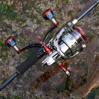 HEIGHTEN 98 มม./110 มม.คู่ 24.5 มม.ลูกบิดสําหรับ Shimano Stella Stradic Twinpower Daiwa Caldia Luvias Spinning Reel
