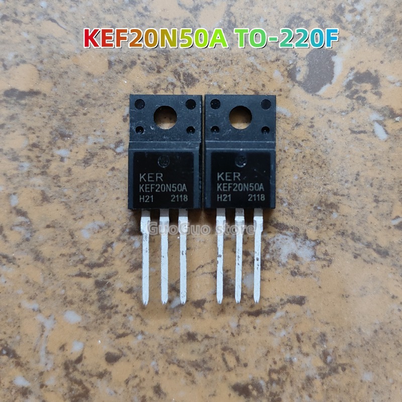 KEF20N50A TO-220F KER 5pcs 20N50A TO220F 20A/500V N-channel MOSFET ทรานซิสเตอร์ใหม่ pxb9