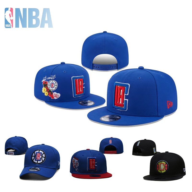 Los Angeles Clippers หมวกบาสเก ็ ตบอล NBA หมวกผู ้ ชายหมวกอุปกรณ ์ เสริมแบบปรับได ้