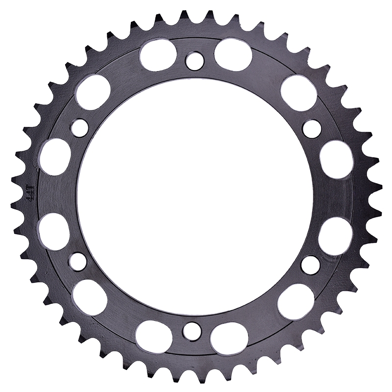 525-44t 45#Steel รถจักรยานยนต์เฟืองโซ่ด้านหลังสําหรับ Honda NTV650 K2 BROS 1988-1991 NT400 J BROS NT400 K-2 BROS NT650 K Hawk GT 1988-1991 NTV400 BROS VFR400
