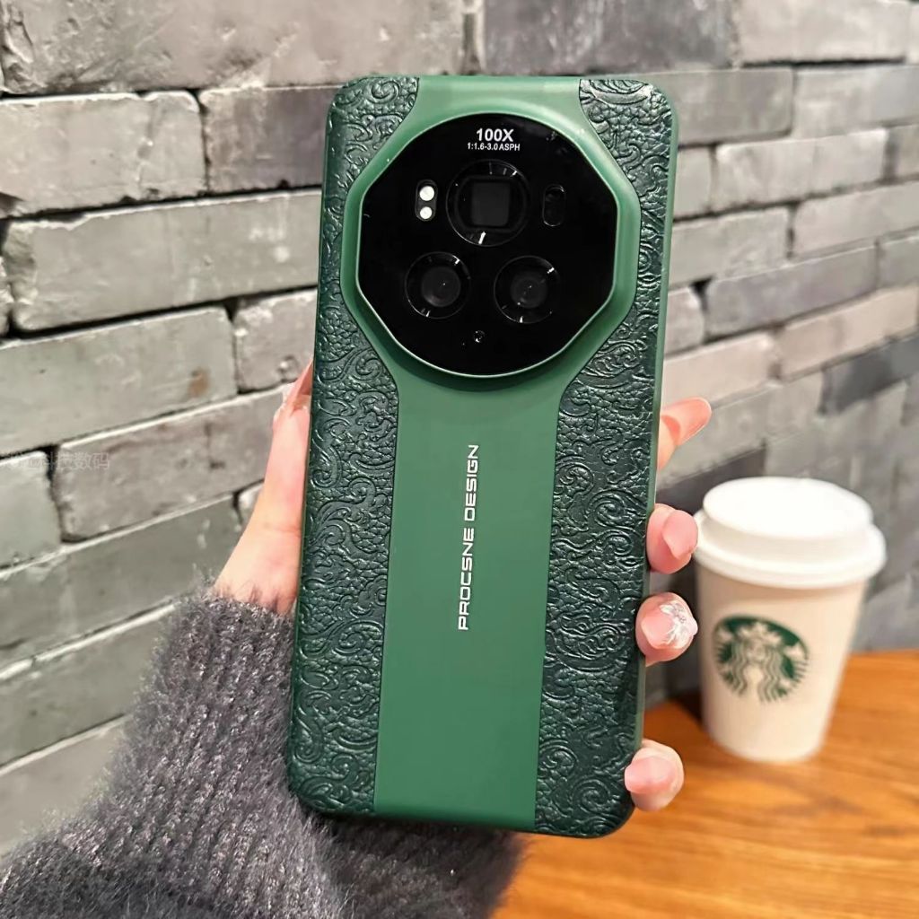 เคสโทรศัพท์มือถือหนัง Pu แข็ง กันกระแทก ลายมังกร สําหรับ huawei mate 60 50 rs honor magic 6 5 4 3 magic6