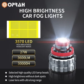 【1 คู่】ไฟตัดหมอกเลเซอร์ LED H7 H8 H11 HB3/9005 HB4/9006 สว่างมาก สําหรับรถยนต์