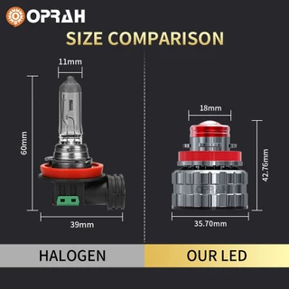 【1 คู่】ไฟตัดหมอกเลเซอร์ LED H7 H8 H11 HB3/9005 HB4/9006 สว่างมาก สําหรับรถยนต์