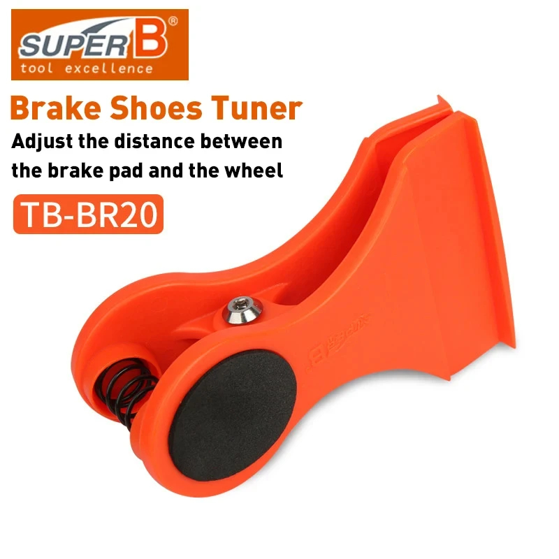 Super B TB-BR20 จักรยานเบรค Pad Tuner เบรครองเท้าจูนเนอร์สําหรับจักรยาน C/V เบรคเครื่องมือปรับเหมาะกับจักรยานส่วนใหญ่รุ่นซ่อมเครื่องมือ
