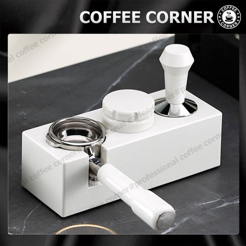 【สินค้าพร้อมส่ง】แท่นวางก้านชงกาแฟ 3 ช่อง แท่นวางด้ามชงกาแฟ 3 in 1 ที่วางแทมเปอร์ แบบพลาสติก ABS Tamper Base Holder