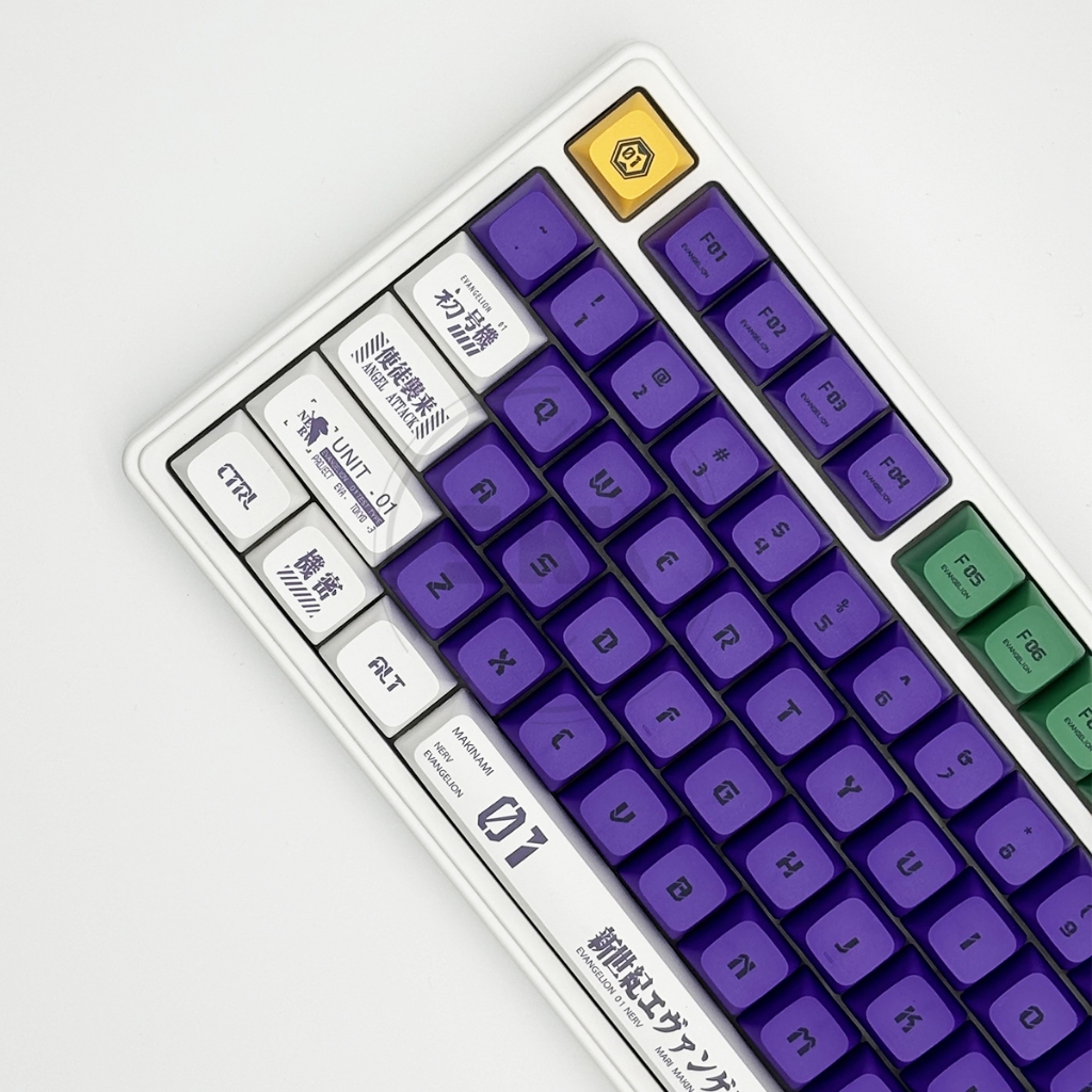 ปุ่มกดคีย์บอร์ด EVA PBT XDA ย้อมสี พร้อมสวิตช์ Cherry Gateron MX