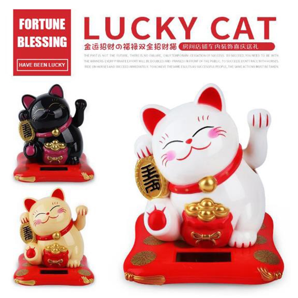 ตุ๊กตาแมวกวักนําโชคน่ารัก สไตล์จีน สําหรับตกแต่งบ้าน ออฟฟิศ