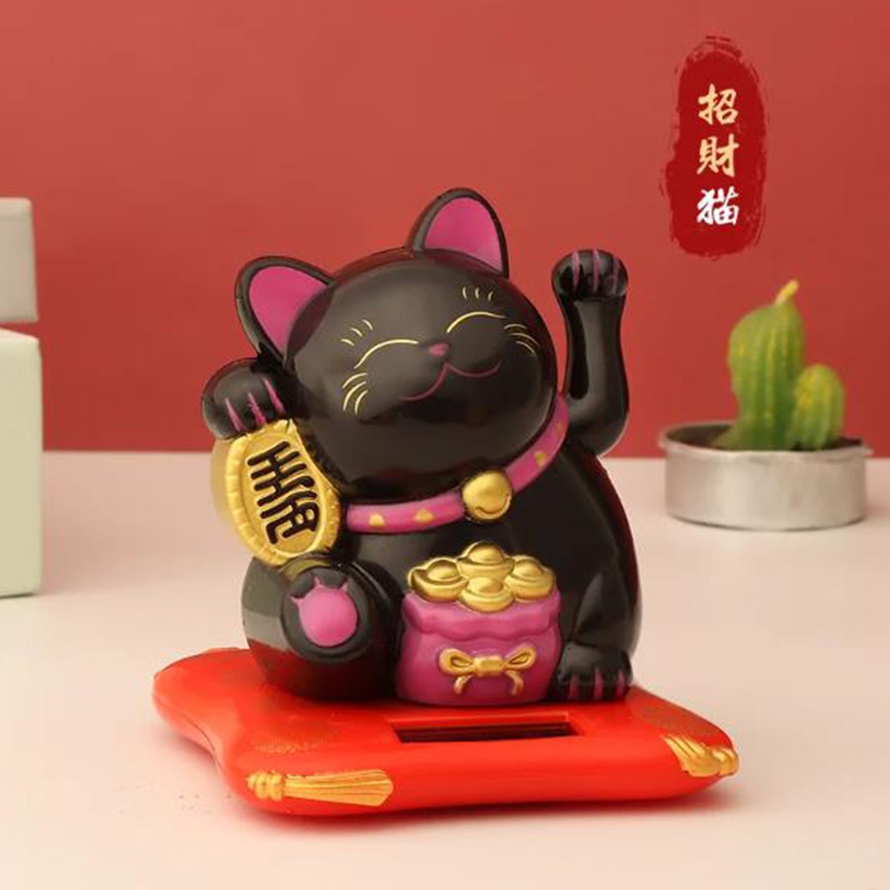 ตุ๊กตาแมวกวักนําโชคน่ารัก สไตล์จีน สําหรับตกแต่งบ้าน ออฟฟิศ - รูปที่ 5