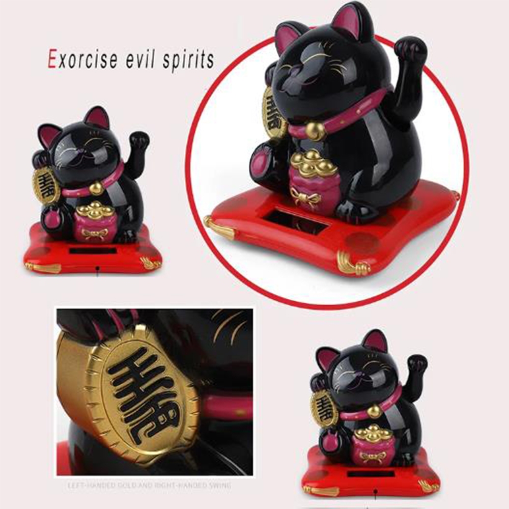 ตุ๊กตาแมวกวักนําโชคน่ารัก สไตล์จีน สําหรับตกแต่งบ้าน ออฟฟิศ - รูปที่ 3