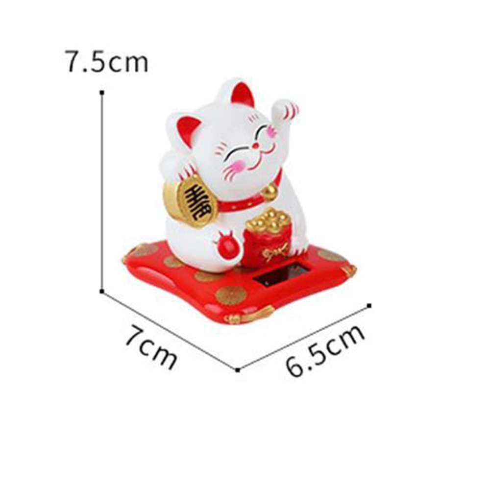 ตุ๊กตาแมวกวักนําโชคน่ารัก สไตล์จีน สําหรับตกแต่งบ้าน ออฟฟิศ - รูปที่ 6