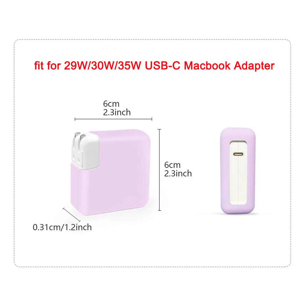 เคสซิลิโคนนิ่ม สําหรับ 29W 30W 35W USB-C Macbook