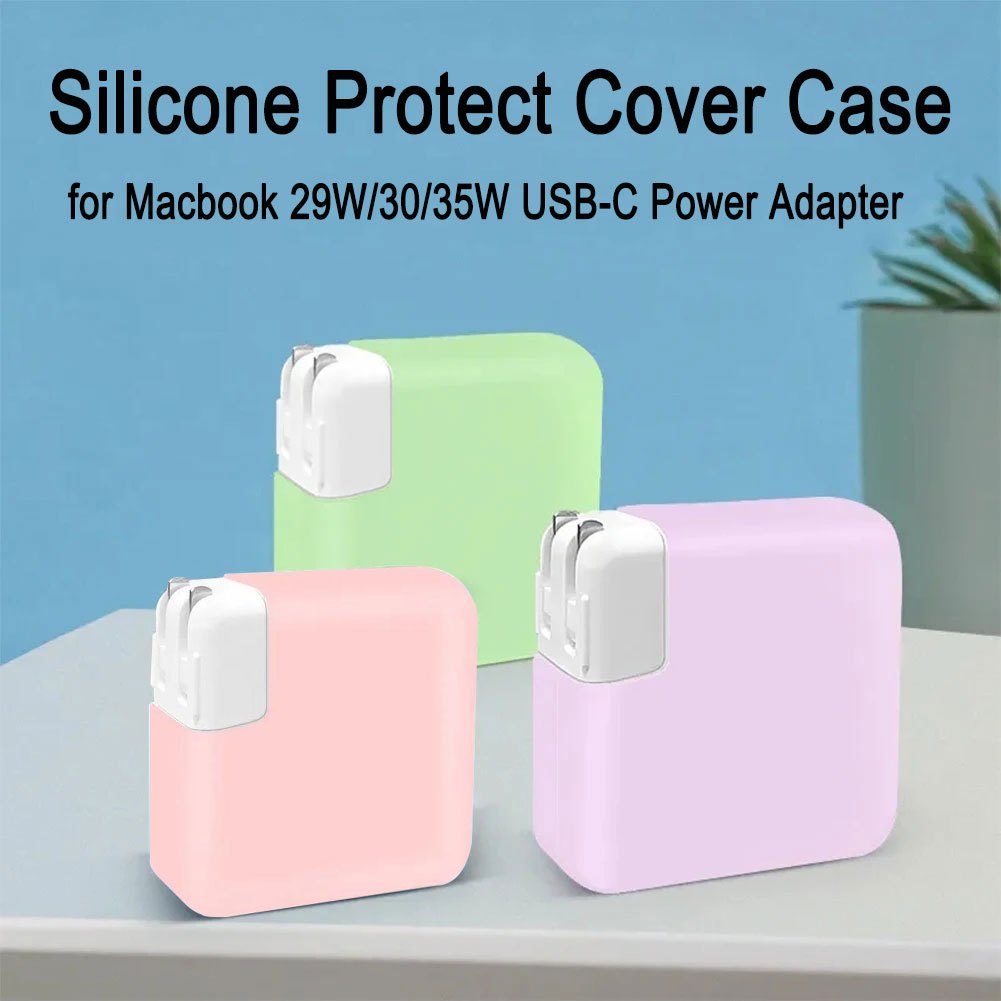 เคสซิลิโคนนิ่ม สําหรับ 29W 30W 35W USB-C Macbook