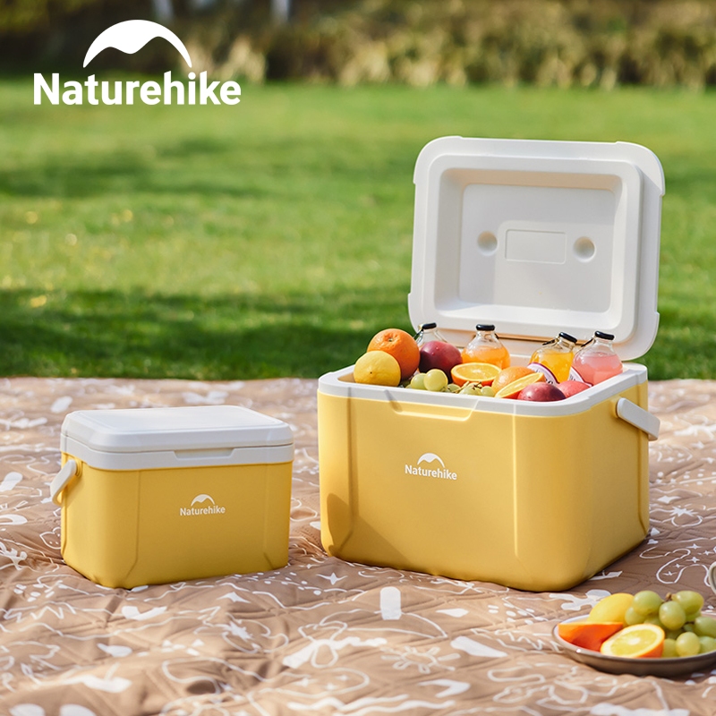 Naturehike กล่องเก็บความเย็น PU ความจุขนาดใหญ่ 5 ลิตร 18 ลิตร แบบพกพา สําหรับตั้งแคมป์ ตกปลา ปิกนิก รถยนต์ ตู้เย็น