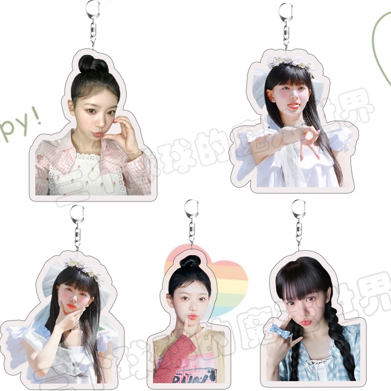 Moka MOKA illit illit พวงกุญแจอะคริลิค สองด้าน ของขวัญวันเกิดนักเรียน